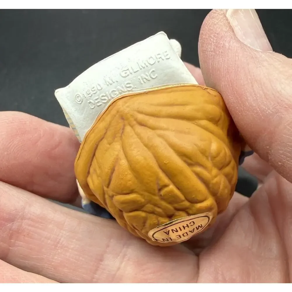 Carlton Cards Heirloom 1990 Visions of Sugar Plums Mouse Ornament No Box -LO17